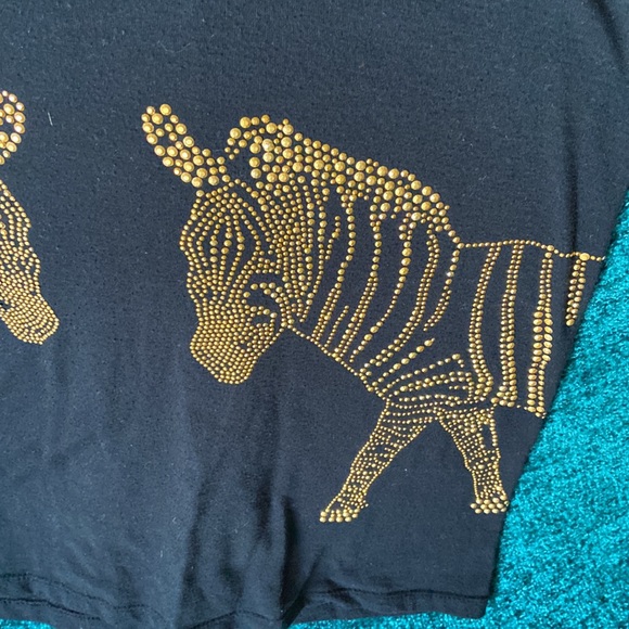 Tank top with studded zebra - Picture 4 of 4